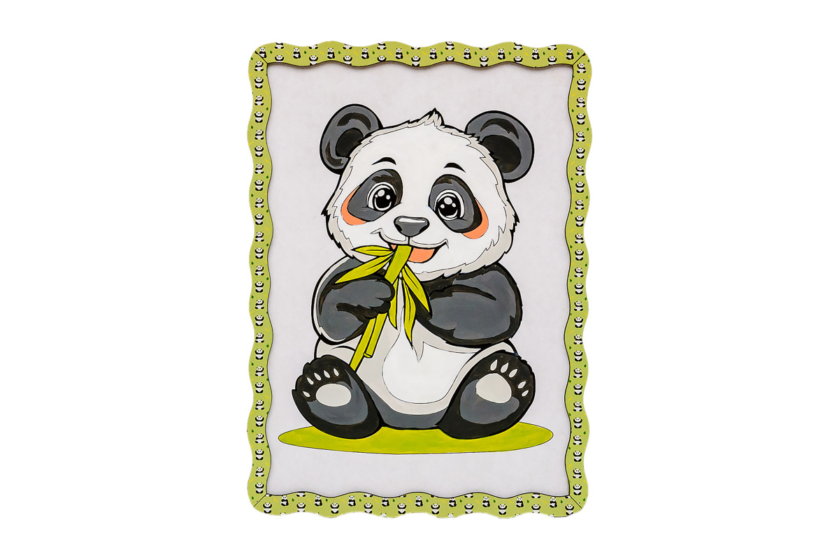 Набір для розпису, картина по номерах "Панда" формат А4