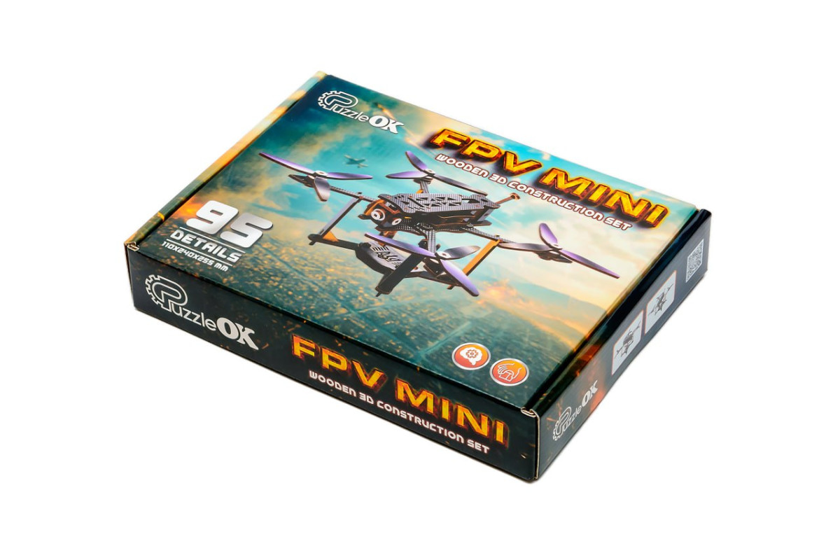 Дерев’яний конструктор FPV Mini