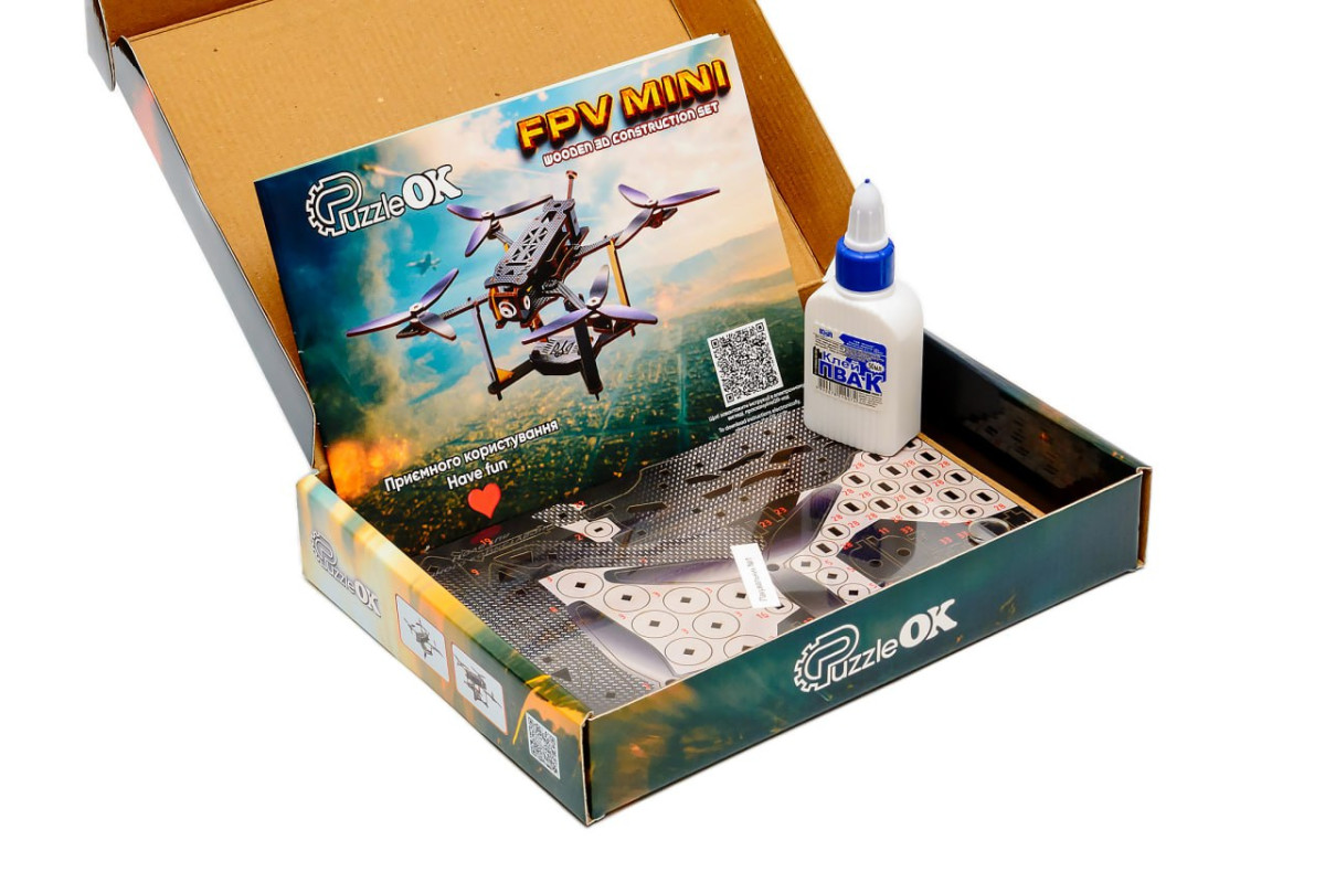 Дерев’яний конструктор FPV Mini