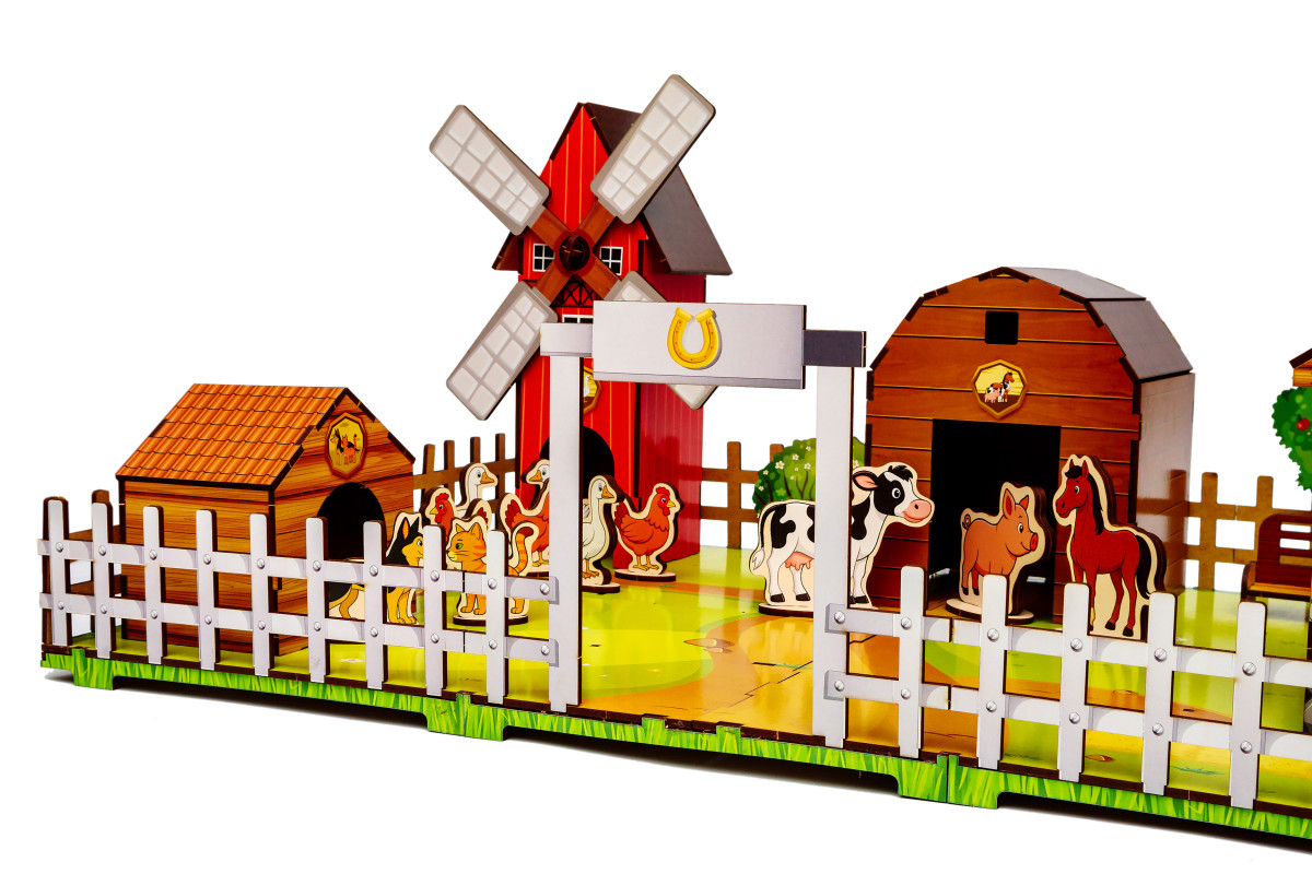 Дерев’яний конструктор «Веселий фермер»