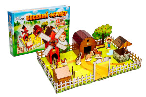 Дерев’яний конструктор «Веселий фермер»