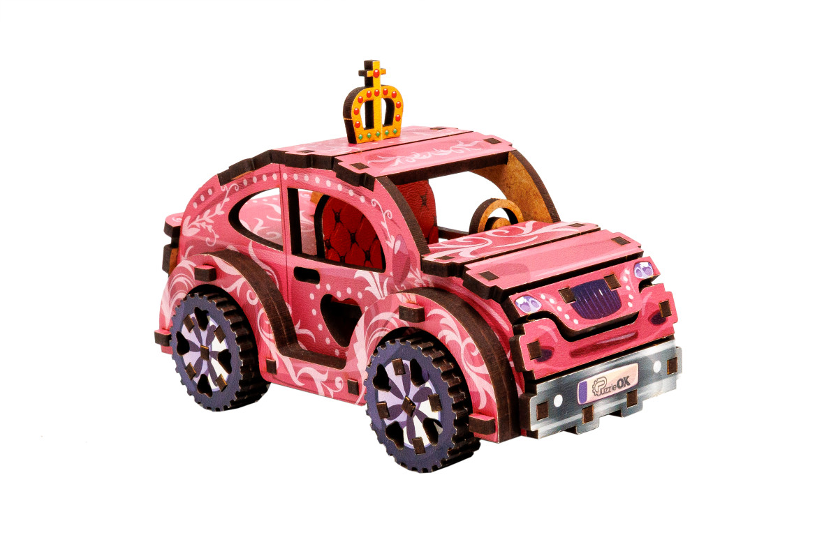 Дерев’яний 3D конструктор TURBO PRINCESS