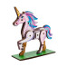  Дерев’яний 3D конструктор TURBO UNICORN 