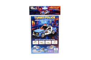 Дерев’яний 3D конструктор TURBO POLICE