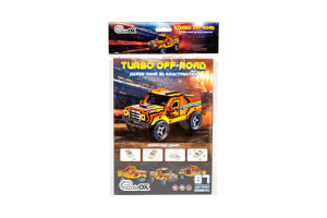 Дерев’яний 3D конструктор TURBO OFF-ROAD