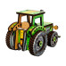 Дерев’яний 3D конструктор Turbo Tractor