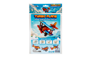 Дерев’яний 3D конструктор Turbo Plane