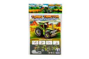 Дерев’яний 3D конструктор Turbo Tractor