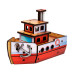 Дерев’яний 3D конструктор Turbo Ship