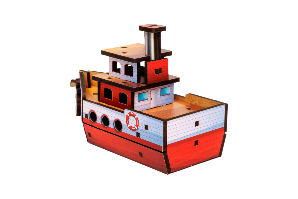 Дерев’яний 3D конструктор Turbo Ship