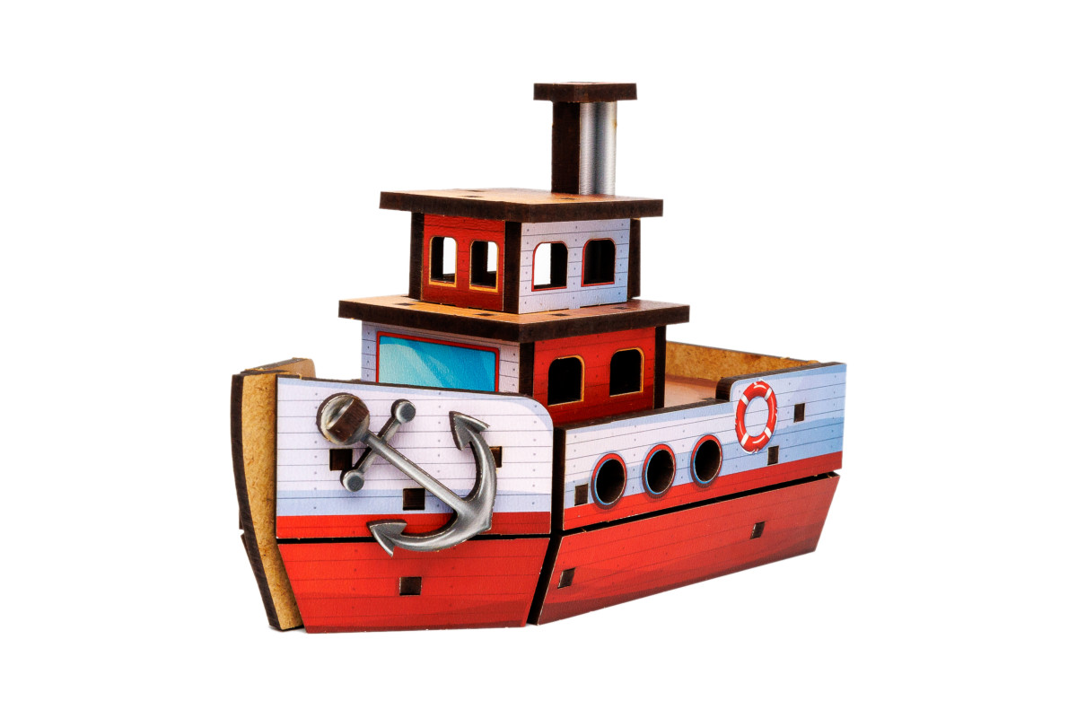 Дерев’яний 3D конструктор Turbo Ship
