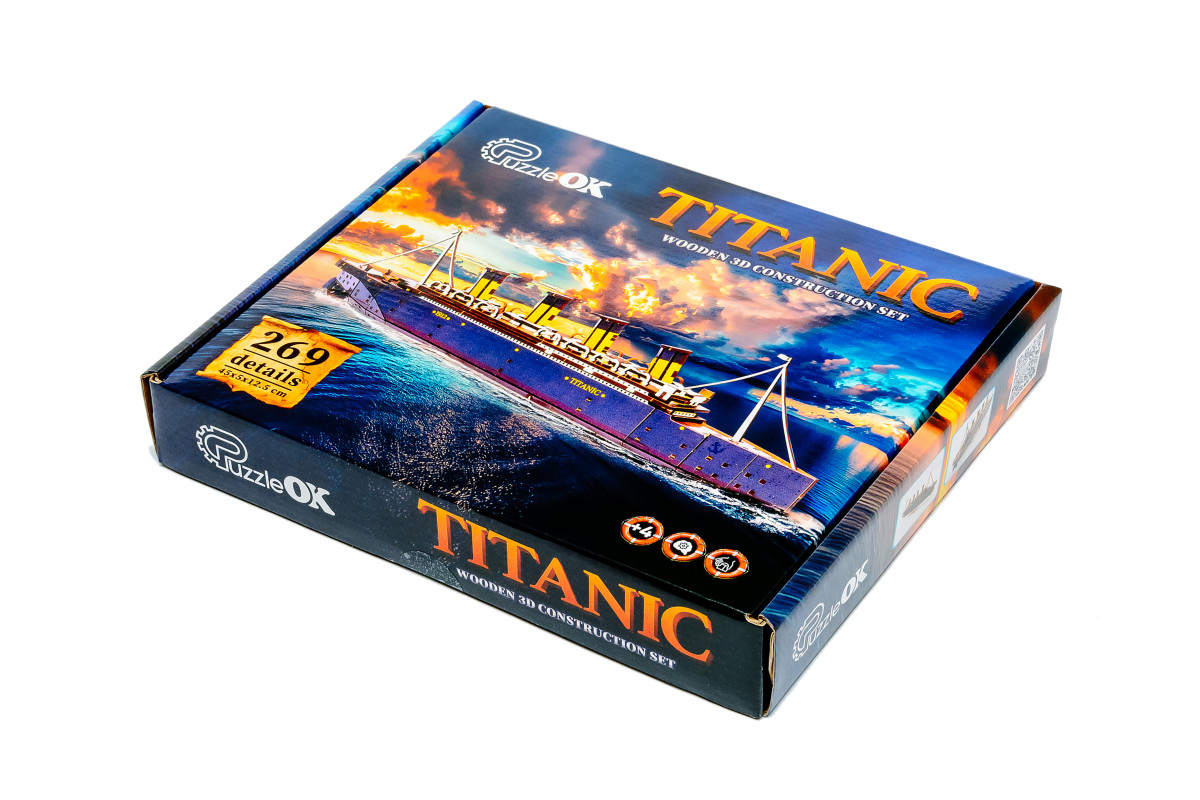 Дерев’яний 3D конструктор «Титанік»