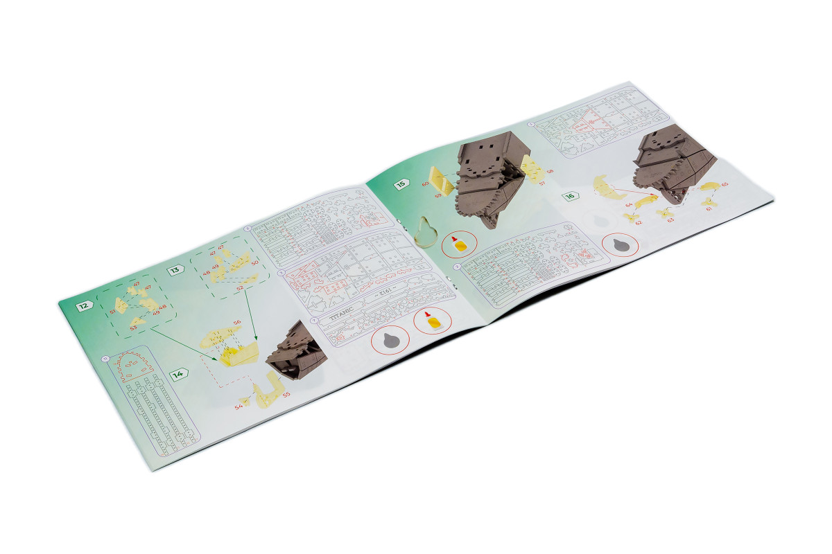 Дерев’яний 3D конструктор «Титанік»