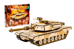 Дерев'яний 3D конструктор "Абрамс"