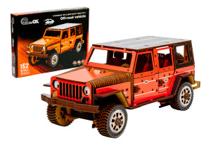 Дерев’яний 3D конструктор "Джип"