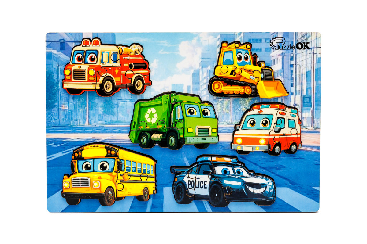 Сортер А5 "Розумний світ: Міський транспорт" 