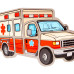 Пазл-складалка "Швидка машина"