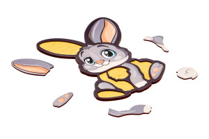 Пазл-складалка "Зайчик"