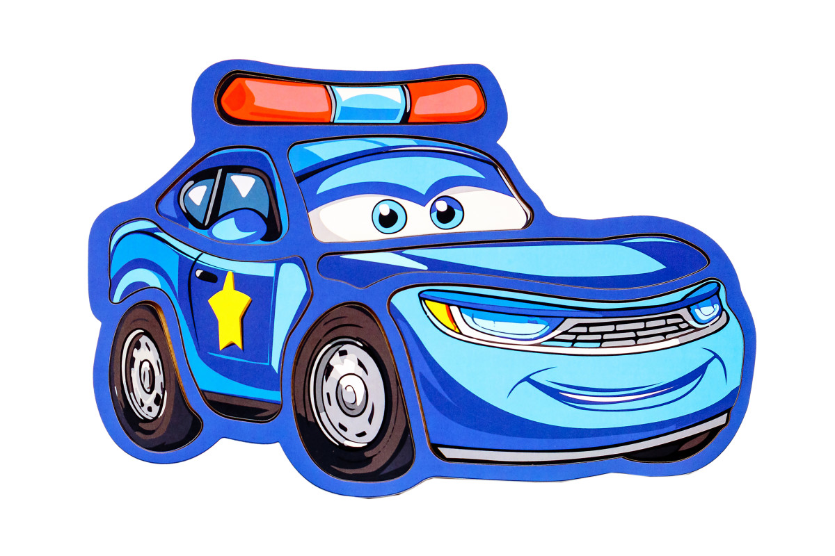 Пазл-складалка "Поліцейська машинка"