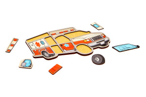 Пазл-складалка "Швидка машина"