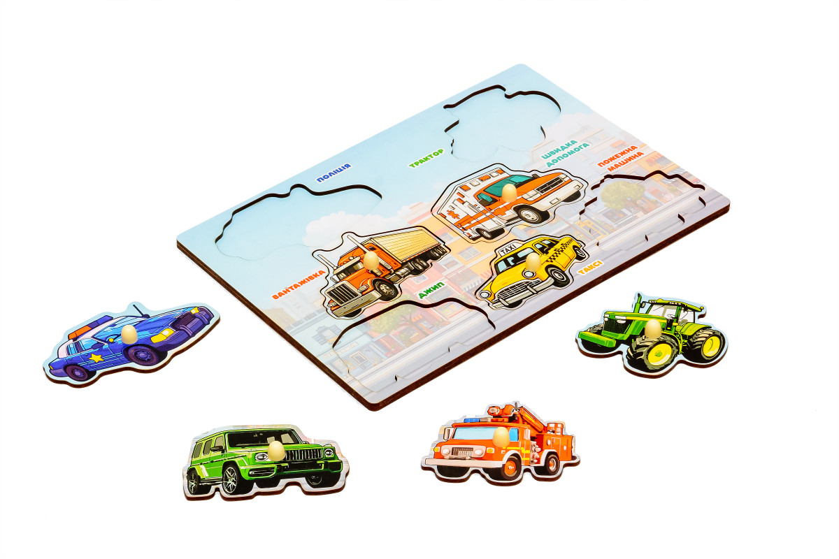 Сортер-вкладиш Машинки