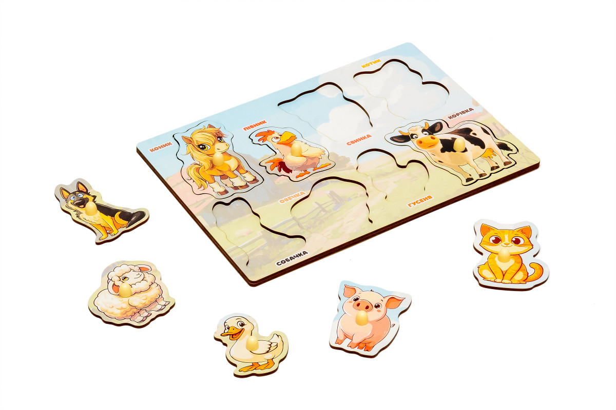 Сортер-вкладиш Свійські тварини