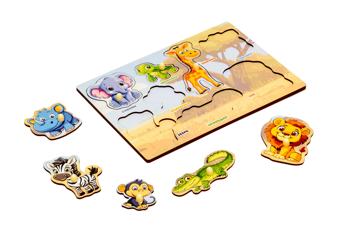 Сортер-вкладиш Африканські тварини