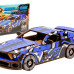 Дерев'яний 3D конструктор Muscle car GT (синя)