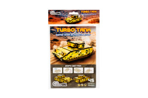 Дерев'яний 3D конструктор “Turbo Tank” 