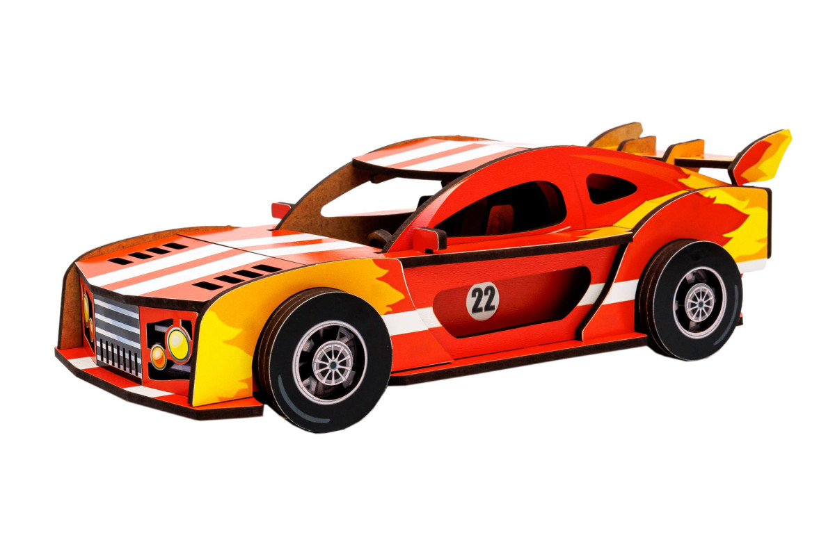 Дерев’яний 3D конструктор “Red Flame”