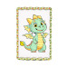 Painting kit, painting by numbers “Baby Dino” format A5