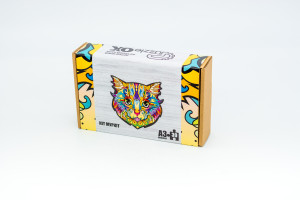 Дерев'яний пазл Кіт Муркіт