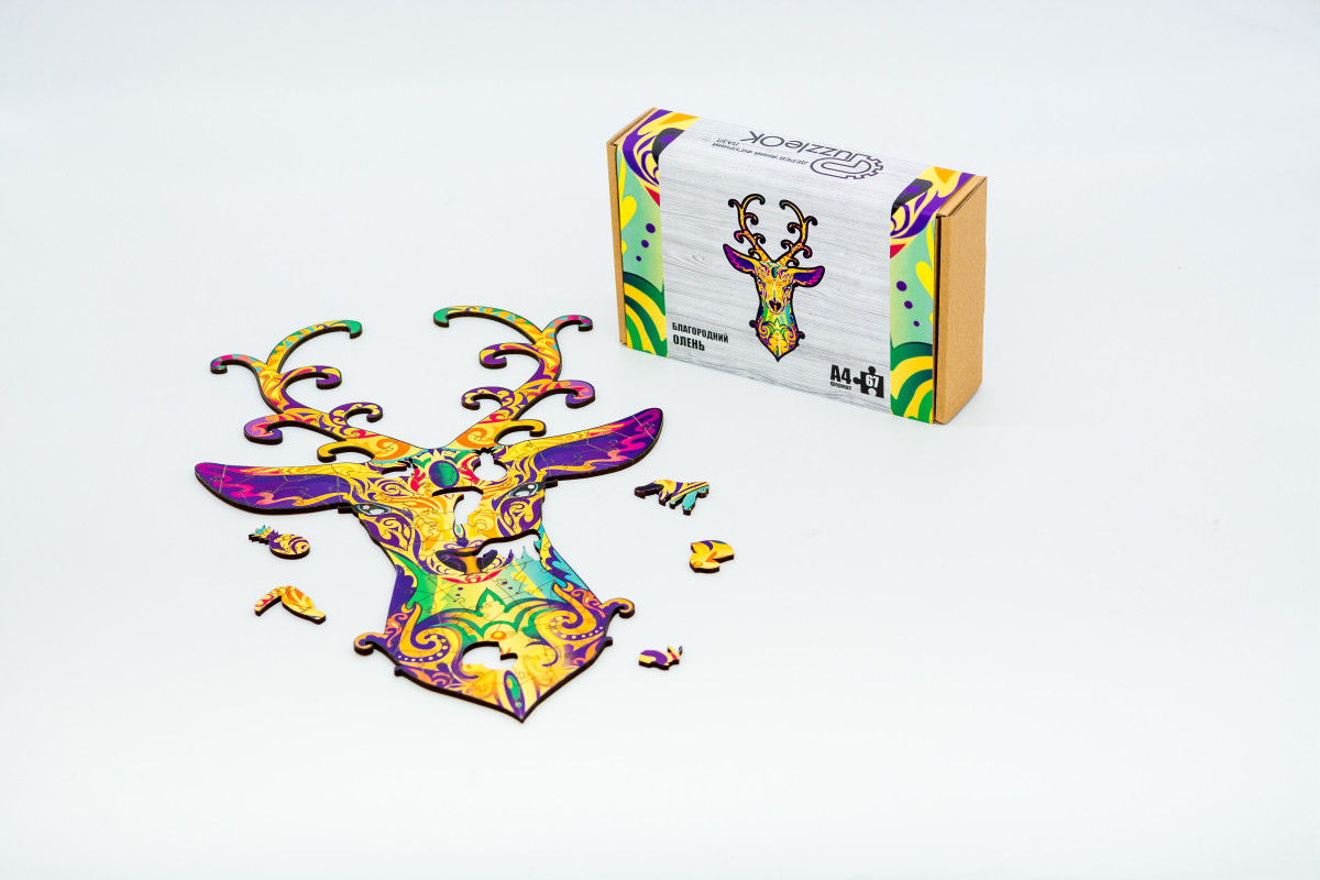 Дерев'яний пазл Благородний Олень