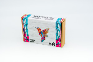 Фігурний деревяний пазл "Тендітна Колібрі"