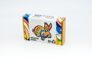 Дерев'яний пазл Пухнастий кролик