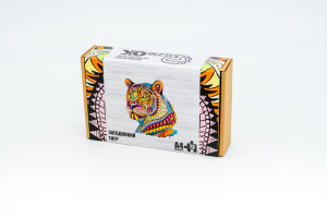 Фігурний деревяний пазл "Загадковий Тигр"