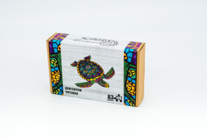 Дерев'яний пазл Довголітня Черепаха