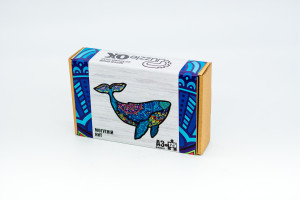 Дерев'яний пазл Могутній Кит