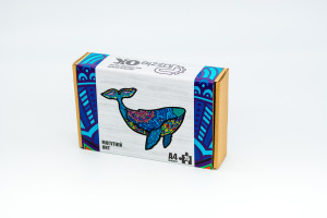 Дерев'яний пазл Могутній Кит