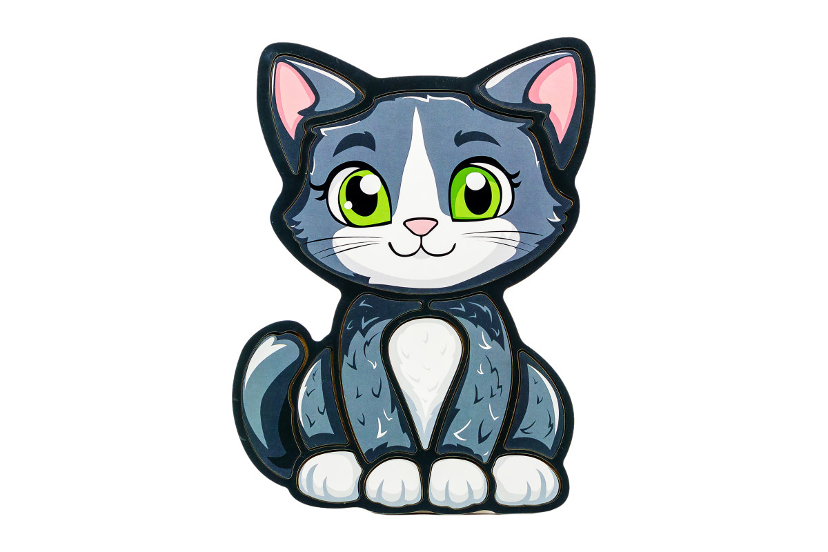 Пазл-складалка "Котик"