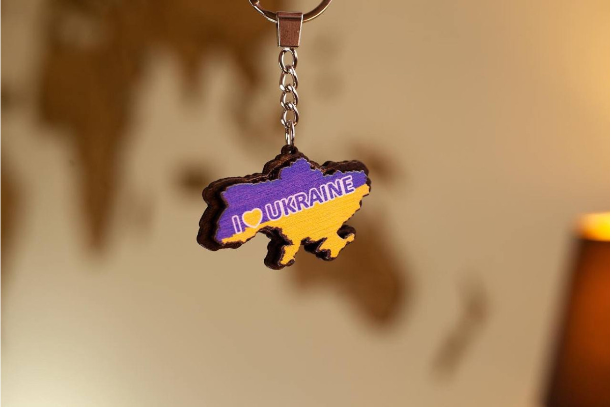 Брелоки кольорові i❤️Ukraine