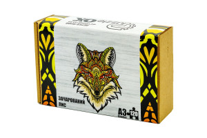 Фігурний деревяний пазл "Зачарований Лис"