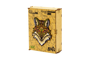 Фігурний деревяний пазл "Зачарований Лис"