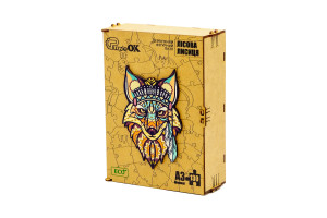 Фігурний деревяний пазл "Лісова Лисиця"