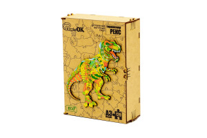 Фігурний деревяний пазл "Тиранозавр Рекс"