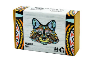 Фігурний деревяний пазл "Веселий Єнот"