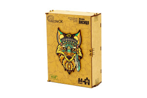 Фігурний деревяний пазл "Лісова Лисиця"