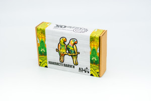 Фігурний дерев'яний пазл Хвилясті папуги