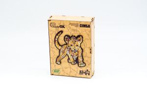 Дерев'яний пазл Сімба