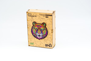 Дерев'яний пазл Величний Тигр